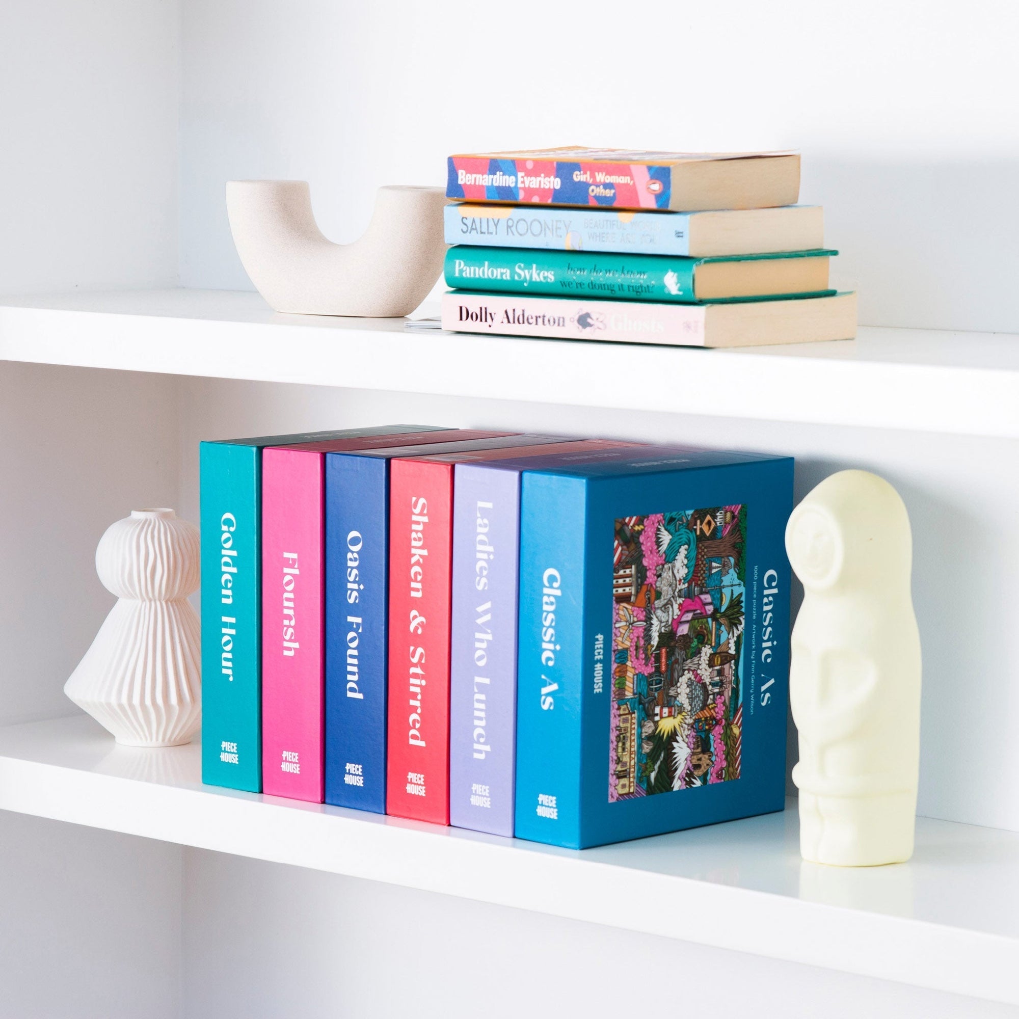 Puzzle storage display