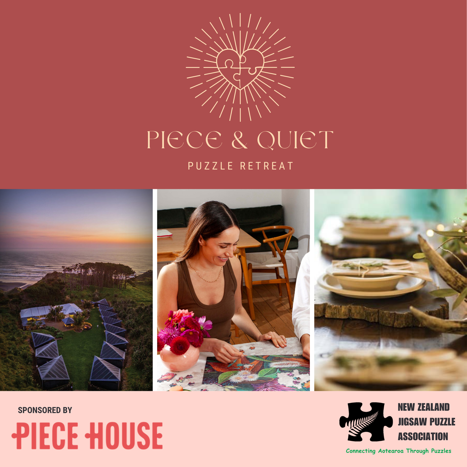 Piece & Quiet: A Puzzle Retreat by the Sea