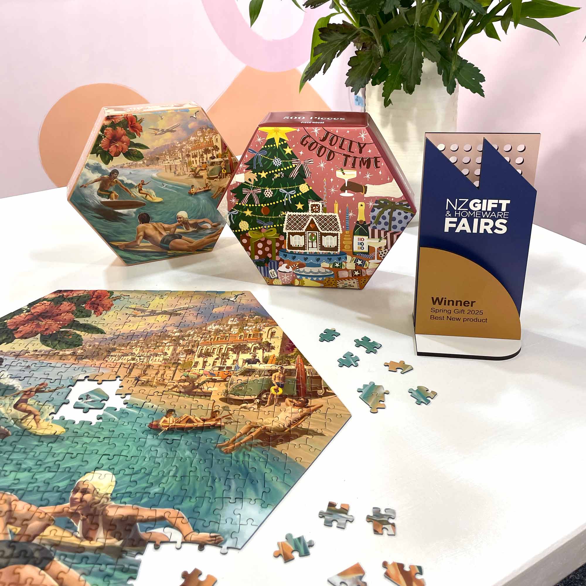 Hexagon puzzle award