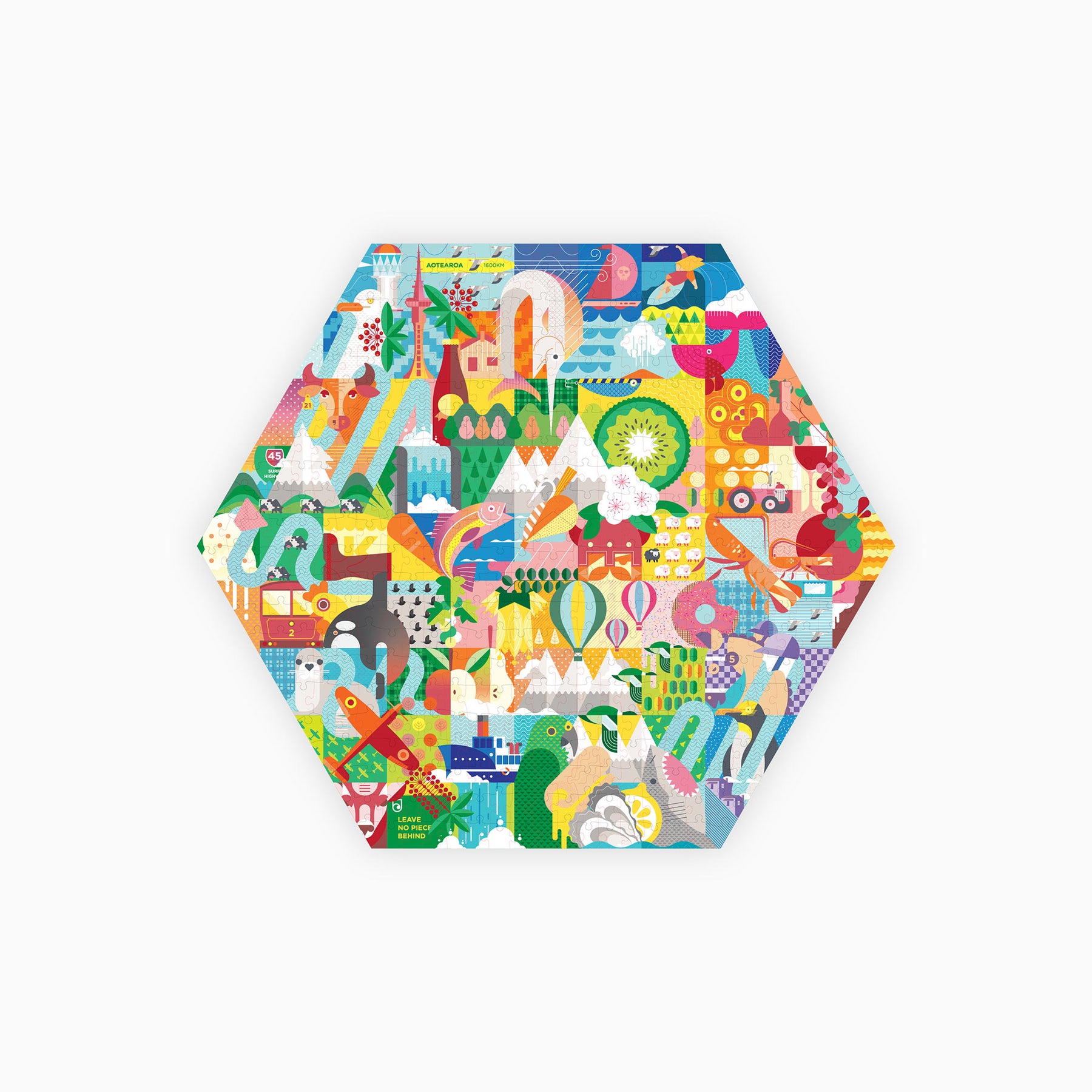 Kiwi Kaleidoscope - 500 Piece Puzzle