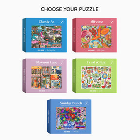 Speed Puzzler - 500pc Puzzle + Timer Bundle