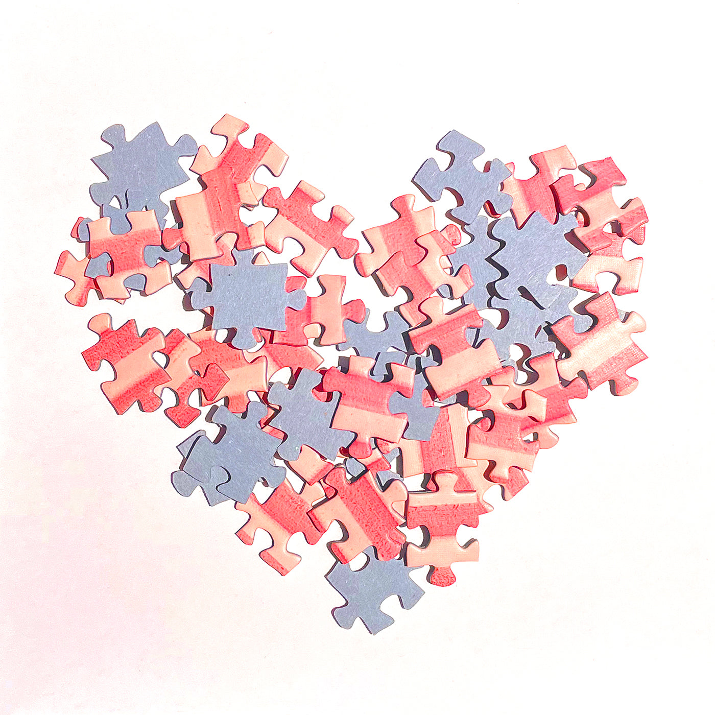 Puzzle piece love heart