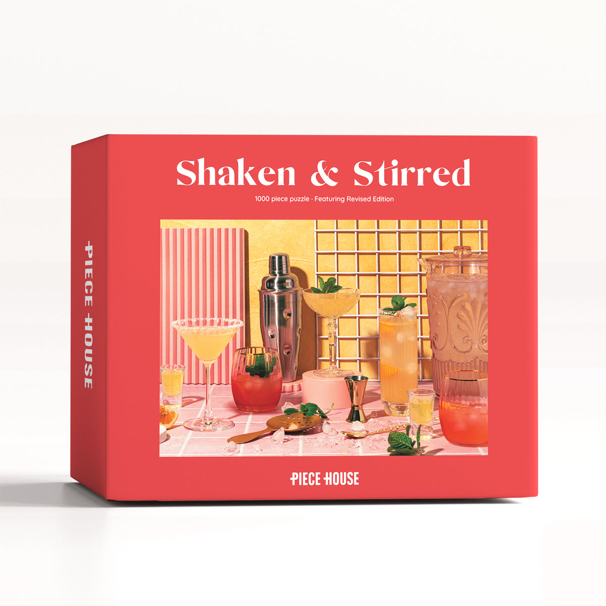 Shaken & Stirred Piece House Puzzle 1000 Piece Quality Adult Jigsaw Cocktail